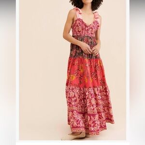 FP Floral Pink Maxi Dress